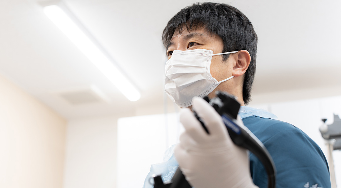 武蔵小杉あがわ内科・消化器クリニックの大腸内視鏡検査をイメージした写真